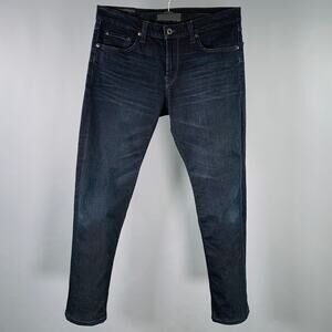 J.BRAND Size 32 Kane Black Cotton Blend Slim Jeans